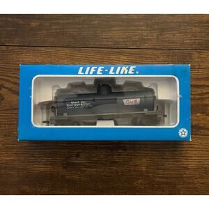 Life Like Ho Scale Gulf Oil Corporation G.R.C.X 3882 Single Dome Tanker Car